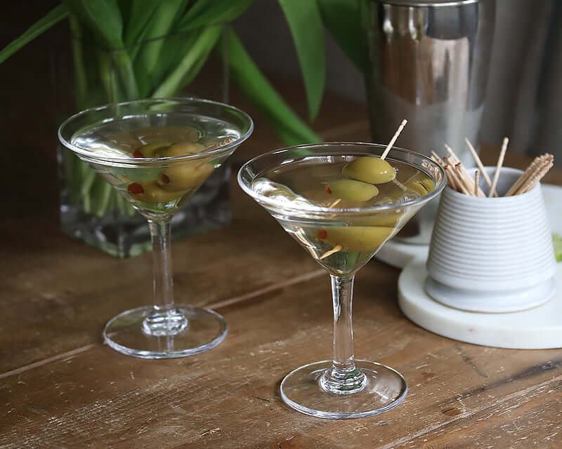Simon Pearce Ascutney Martini Glass