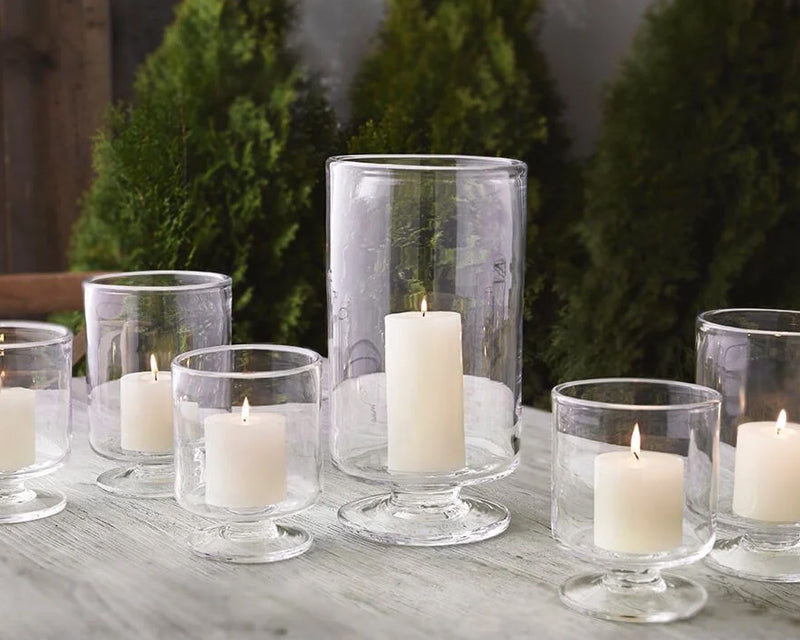 Simon Pearce Ivory Pillar Candles