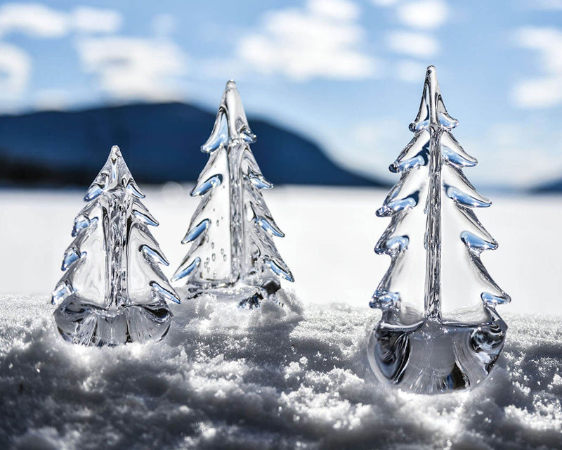 Simon Pearce Vermont Evergreen Trees
