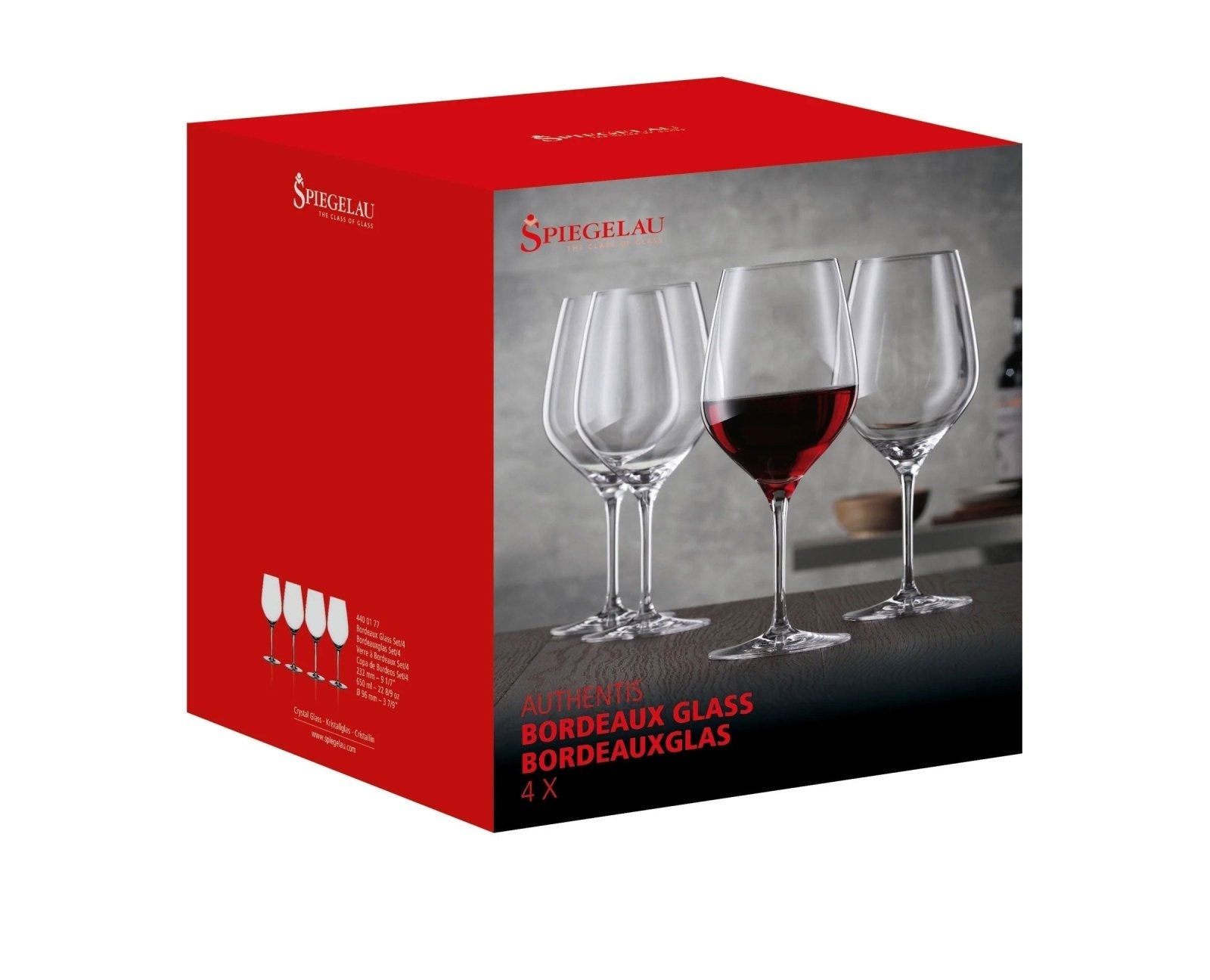 Spiegelau Authentis Bordeaux Glass - set of 4