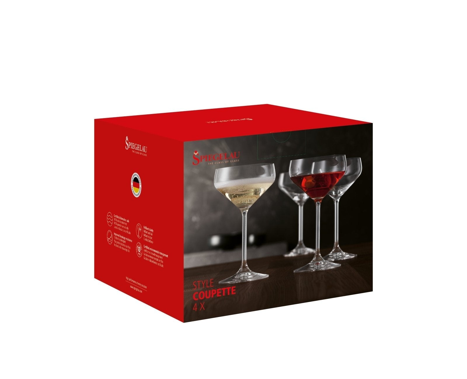 Spiegelau Style Coupette Glass - Set of 4