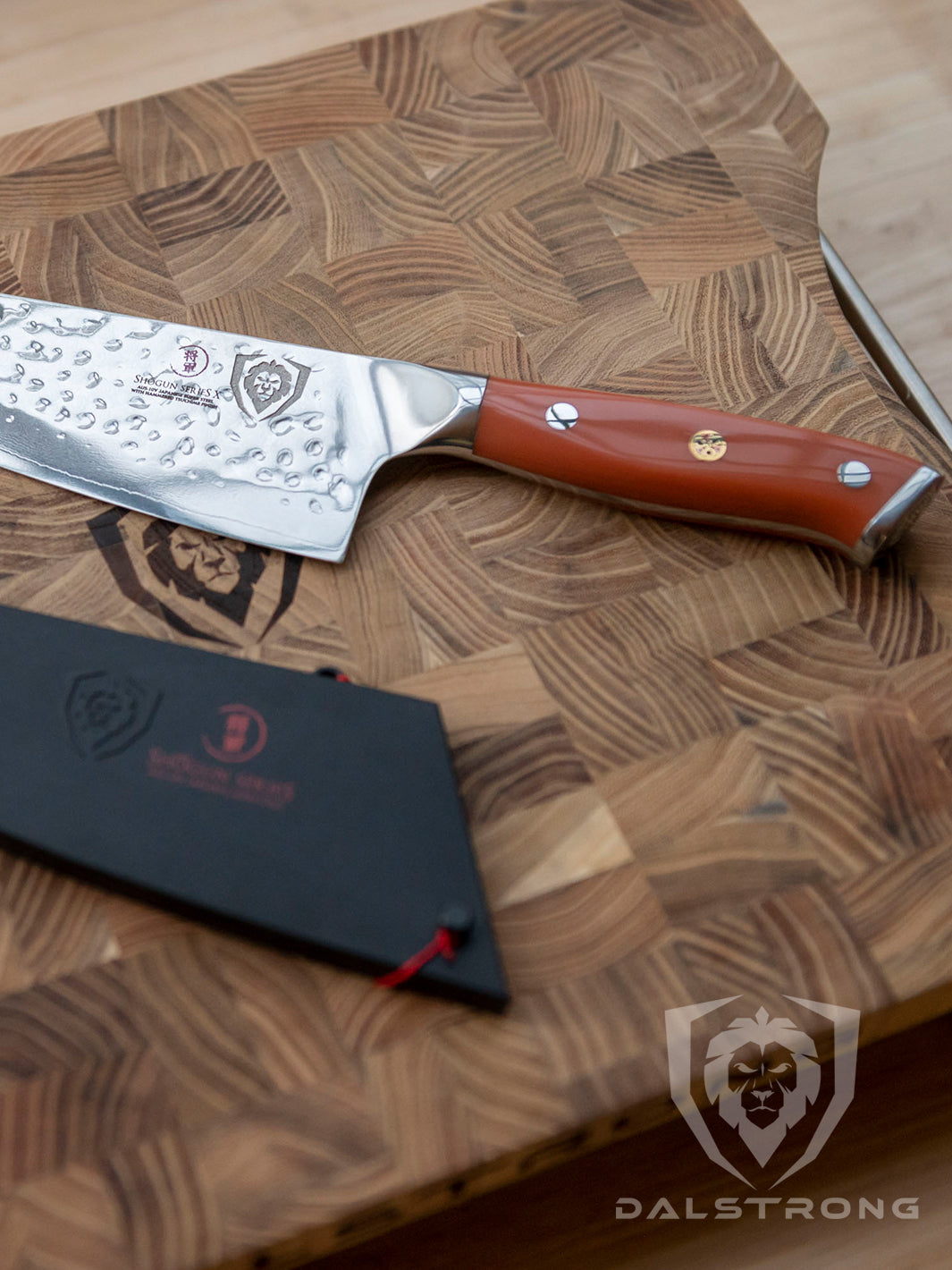 Chef Knife 8" | Flame Orange ABS Handle | Shogun Series | X | Dalstrong ©