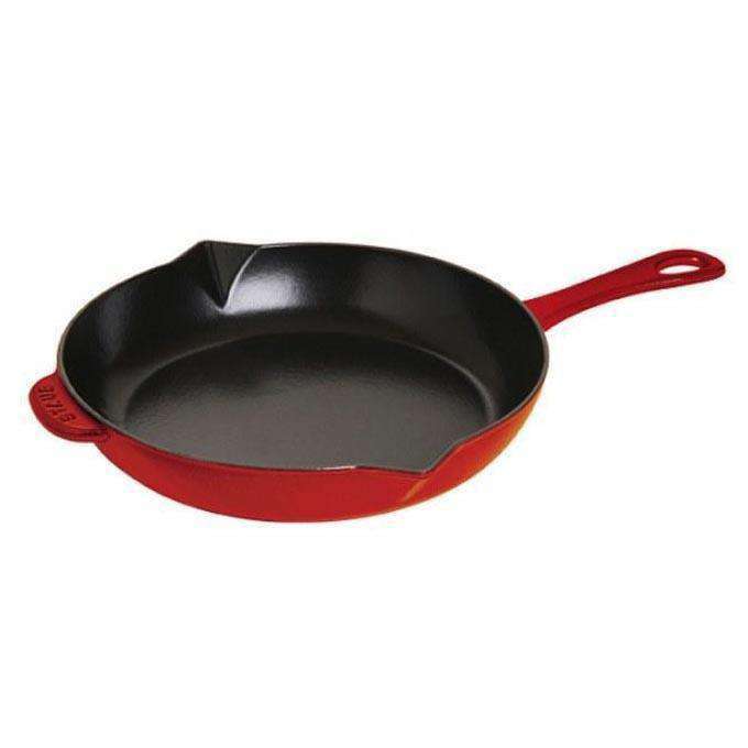 Staub Cast Iron 10" (26cm) Iron Handle Skillet - Cherry