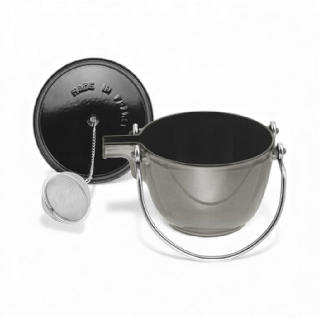Staub Cast Iron 1.1L Teapot - Graphite Grey