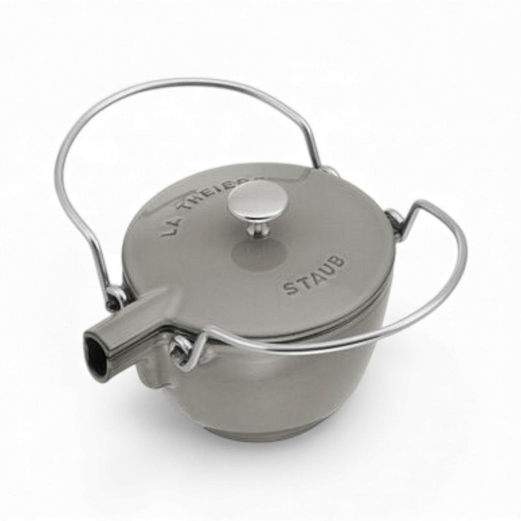 Staub Cast Iron 1.1L Teapot - Graphite Grey