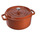 Staub Cast Iron 5.5 Qt (5.2L) Round Cocotte - Cinnamon