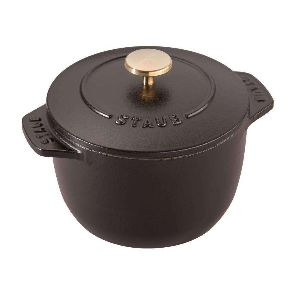 Staub Cast Iron 750ml Rice Cocotte - Black