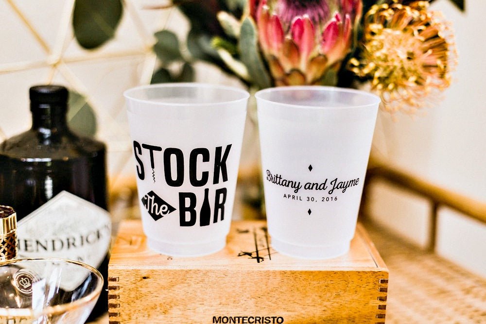 Stock The Bar | Diamond Design Frosted Cup #1337