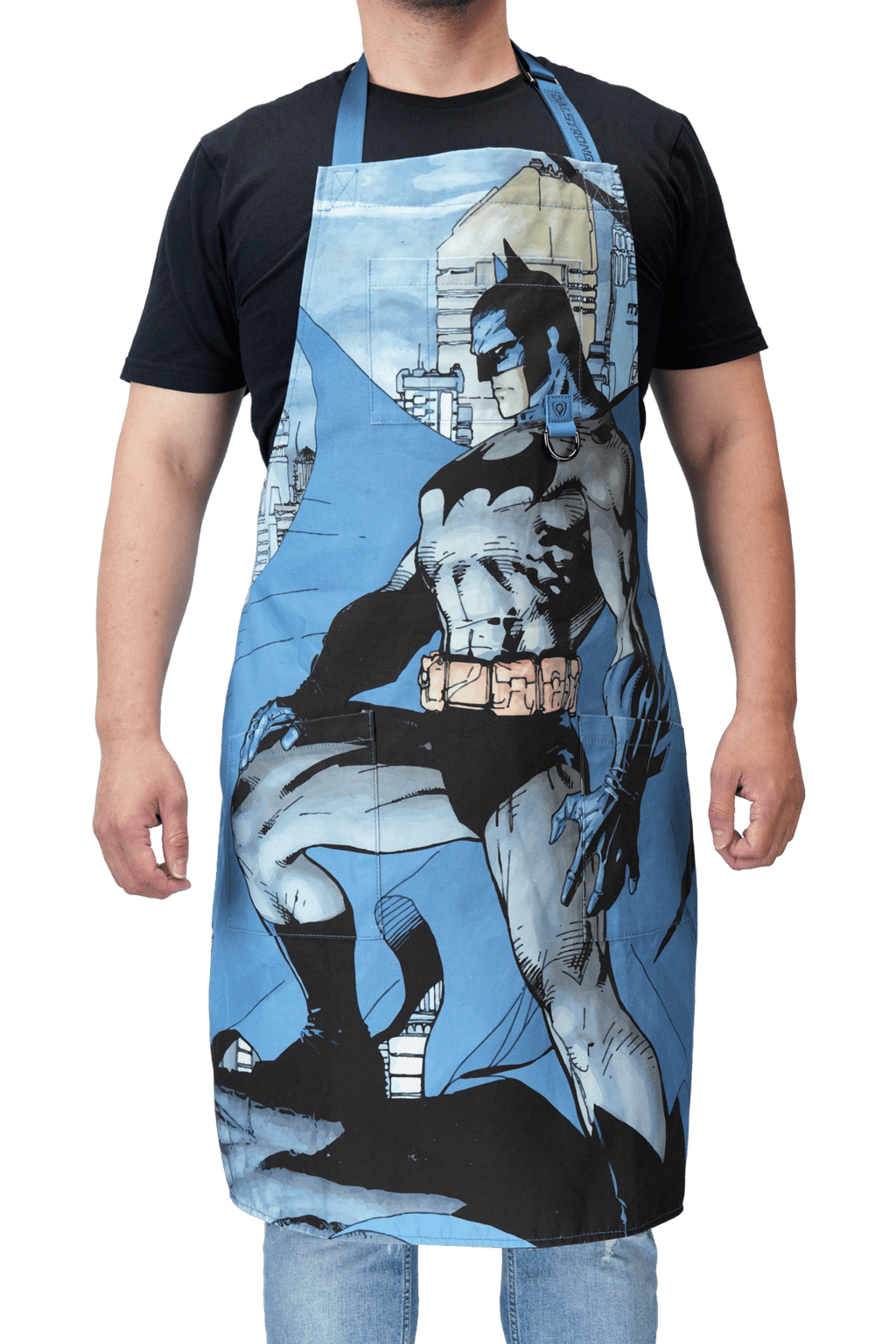 Chef's Apron | Batman™ Edition | Blue Legend | 100% Breathable Cotton | Dalstrong ©