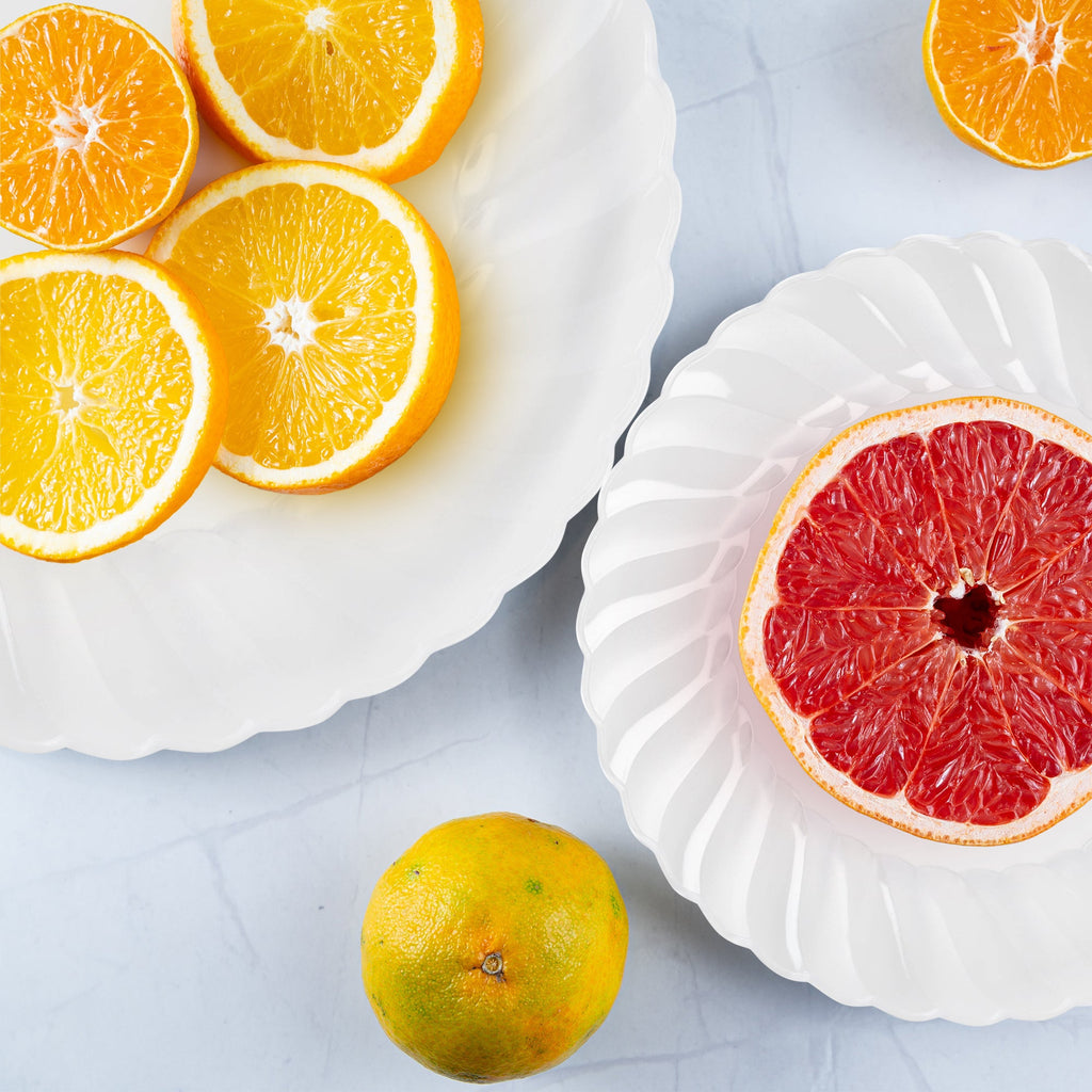 Clear Flair Plastic Dinner Plates (10.25")