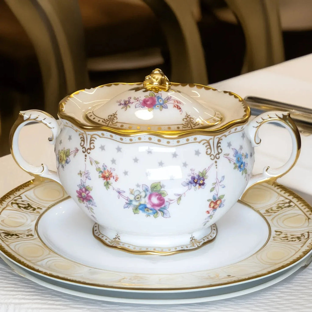 Royal Crown Derby Antoinette 3pc Tea Set (2)