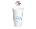 Swans Custom Wedding Styrofoam Cups