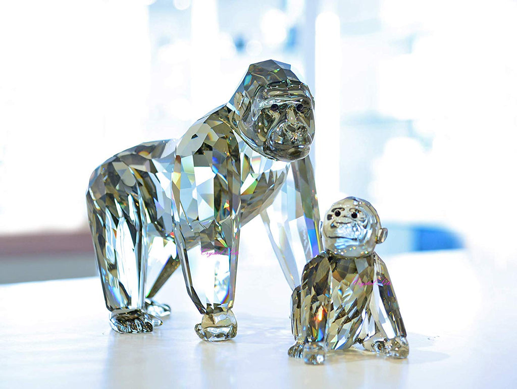 SWAROVSKI Crystal ANNUAL EDITION 2009 GORILLAS MOTHER AND CUB