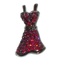 Swarovski Crystal Brooch – Red Dress