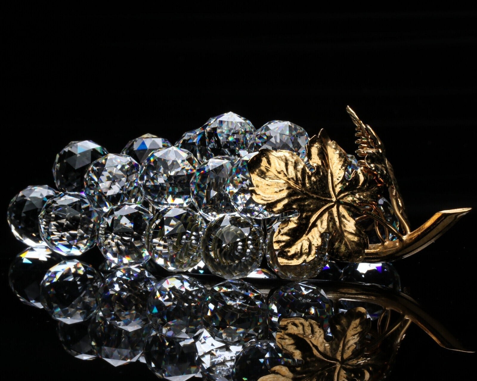 Swarovski Crystal Large Bunch of Grapes
