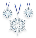 SWAROVSKI Crystal 2007 CHRISTMAS ORNAMENT SET