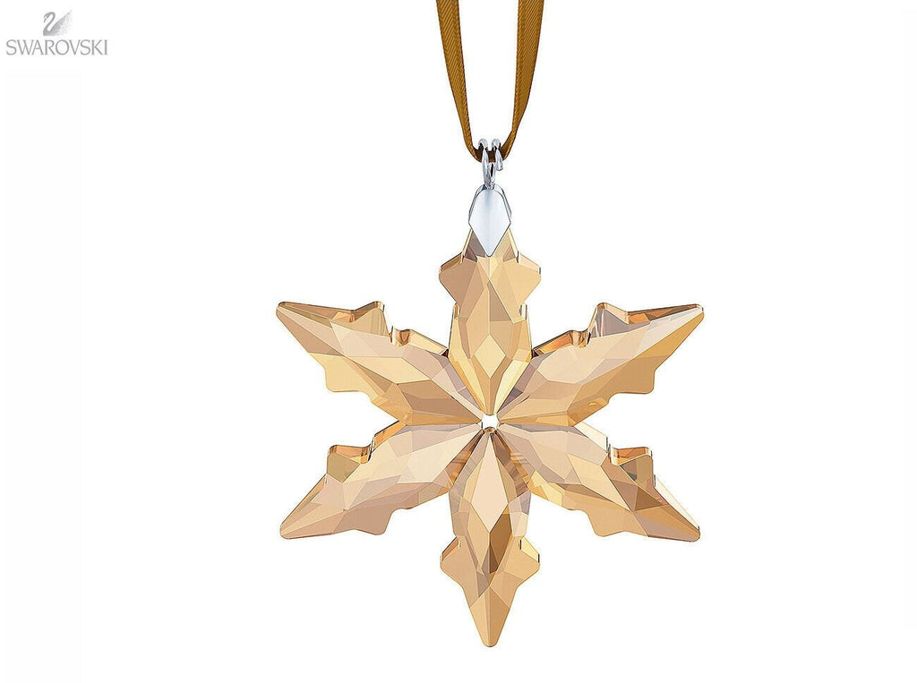 SWAROVSKI Crystal 2015 CHRISTMAS ORNAMENT GOLD SCS