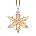 SWAROVSKI Crystal 2015 CHRISTMAS ORNAMENT GOLD SCS