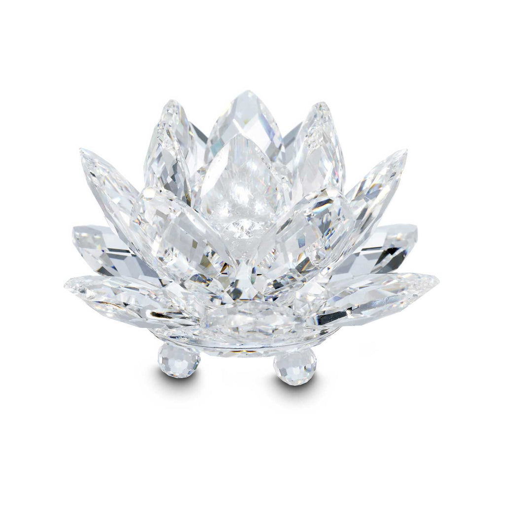 SWAROVSKI Crystal CANDLEHOLDER WATERLILY