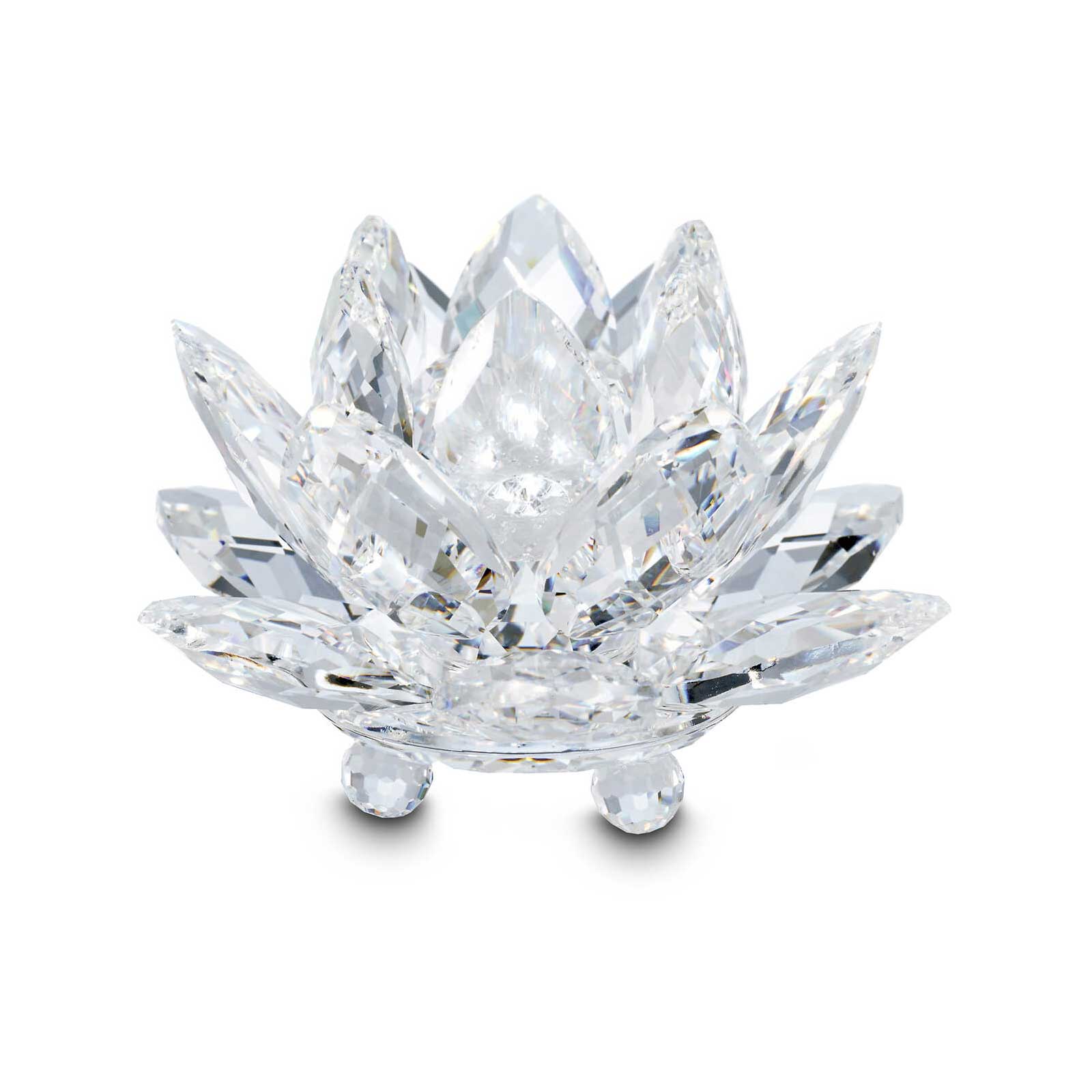SWAROVSKI Crystal CANDLEHOLDER WATERLILY