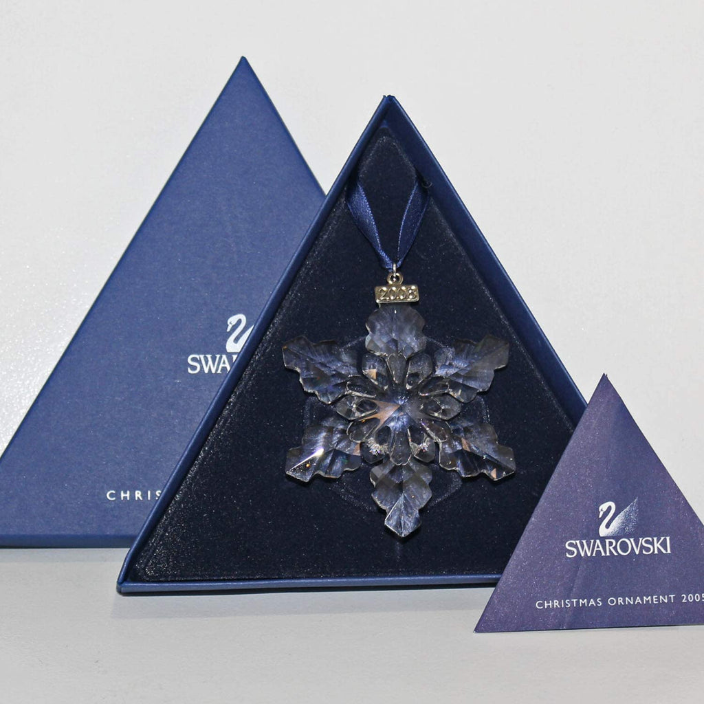 Swarovski Crystal Christmas 2008 Annual Snowflake Star Ornament