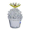 Swarovski Crystal Flowering Cactus Potted