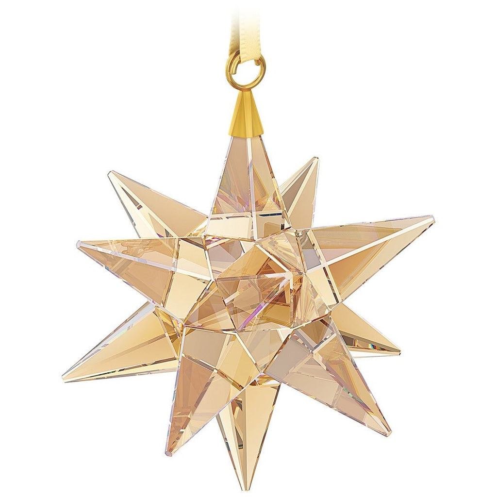Swarovski Crystal Golden Shadow Star Christmas Ornament