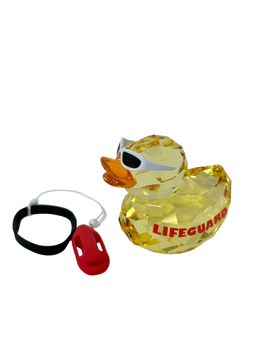 Swarovski Crystal Happy Duck - Lifeguard