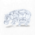 SWAROVSKI Crystal HIPPO MOTHER WITH BABY