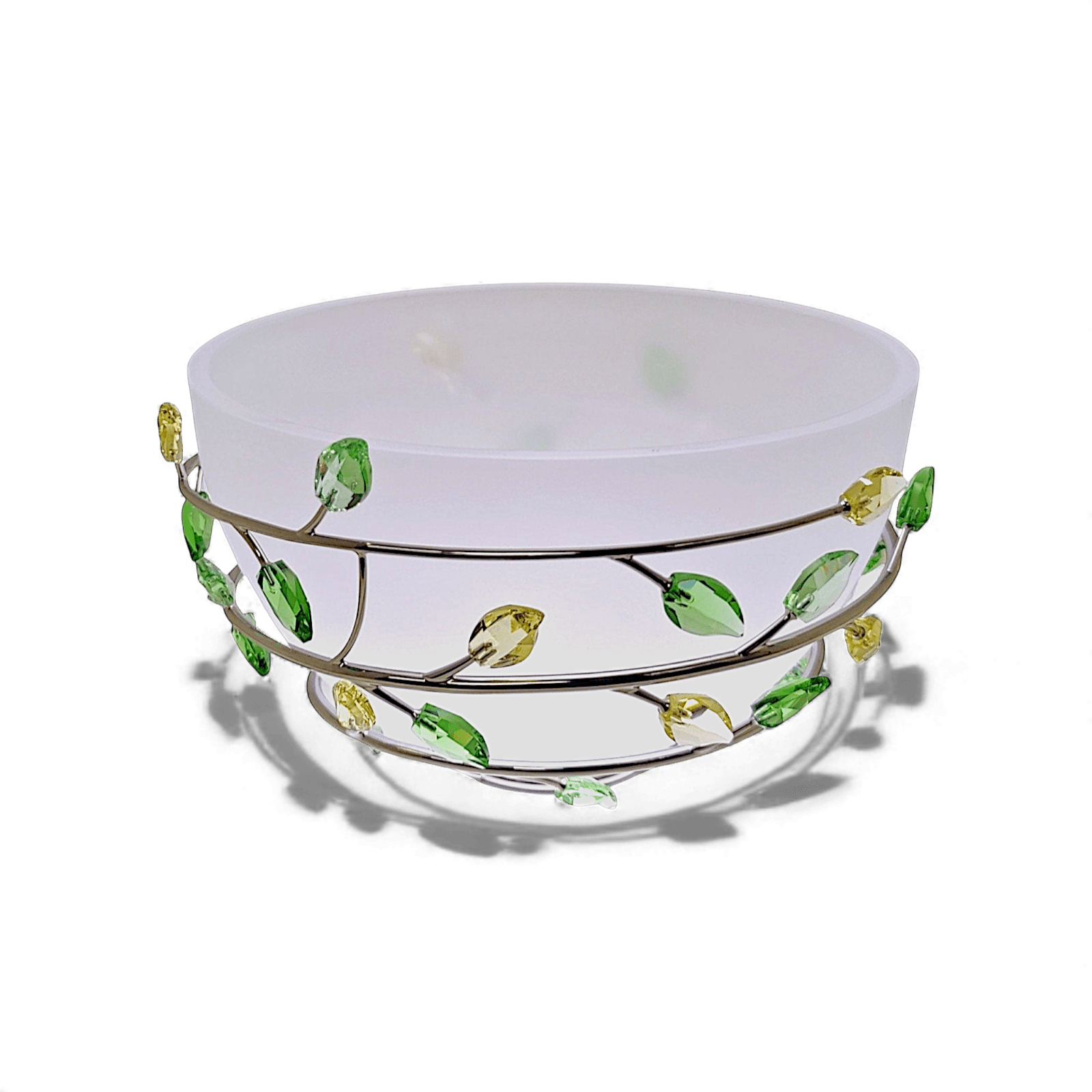 Swarovski Crystal Jonquil Leaves Bowl
