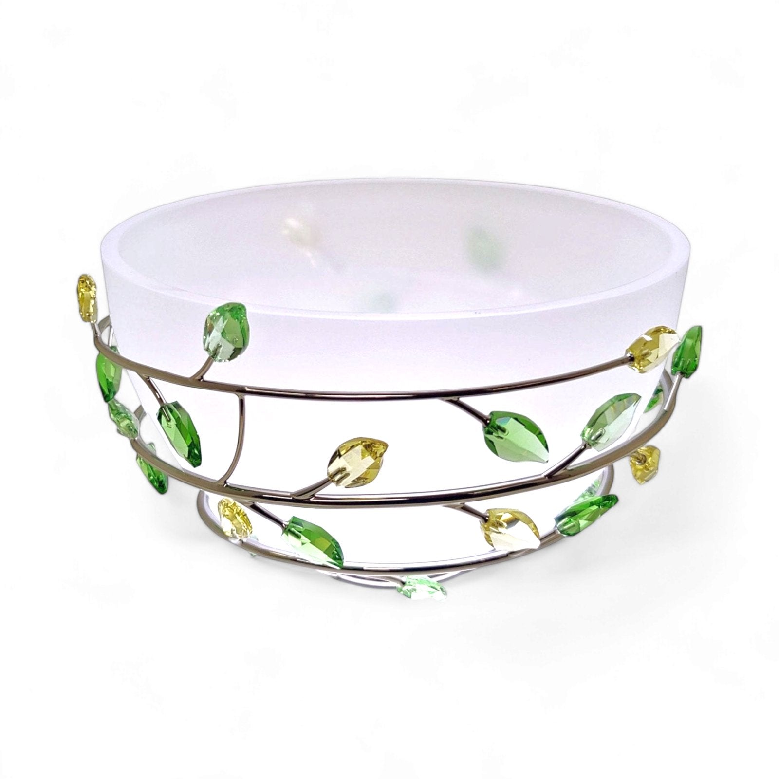Swarovski Crystal Jonquil Leaves Bowl