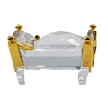 SWAROVSKI CRYSTAL MEMORIES Gold Rocking CRADLE