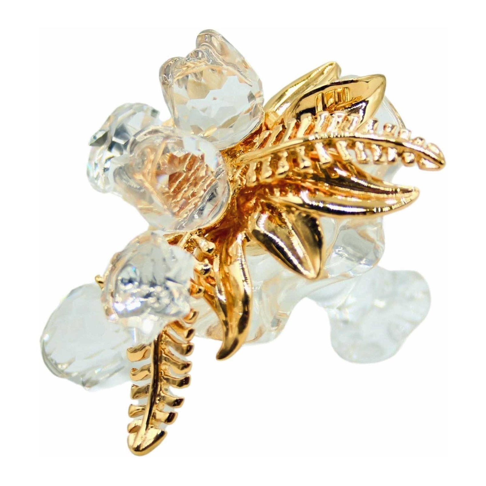 SWAROVSKI CRYSTAL MEMORIES Gold WEDDING BOUQUET