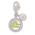 Swarovski Crystal Metal Charm Libra