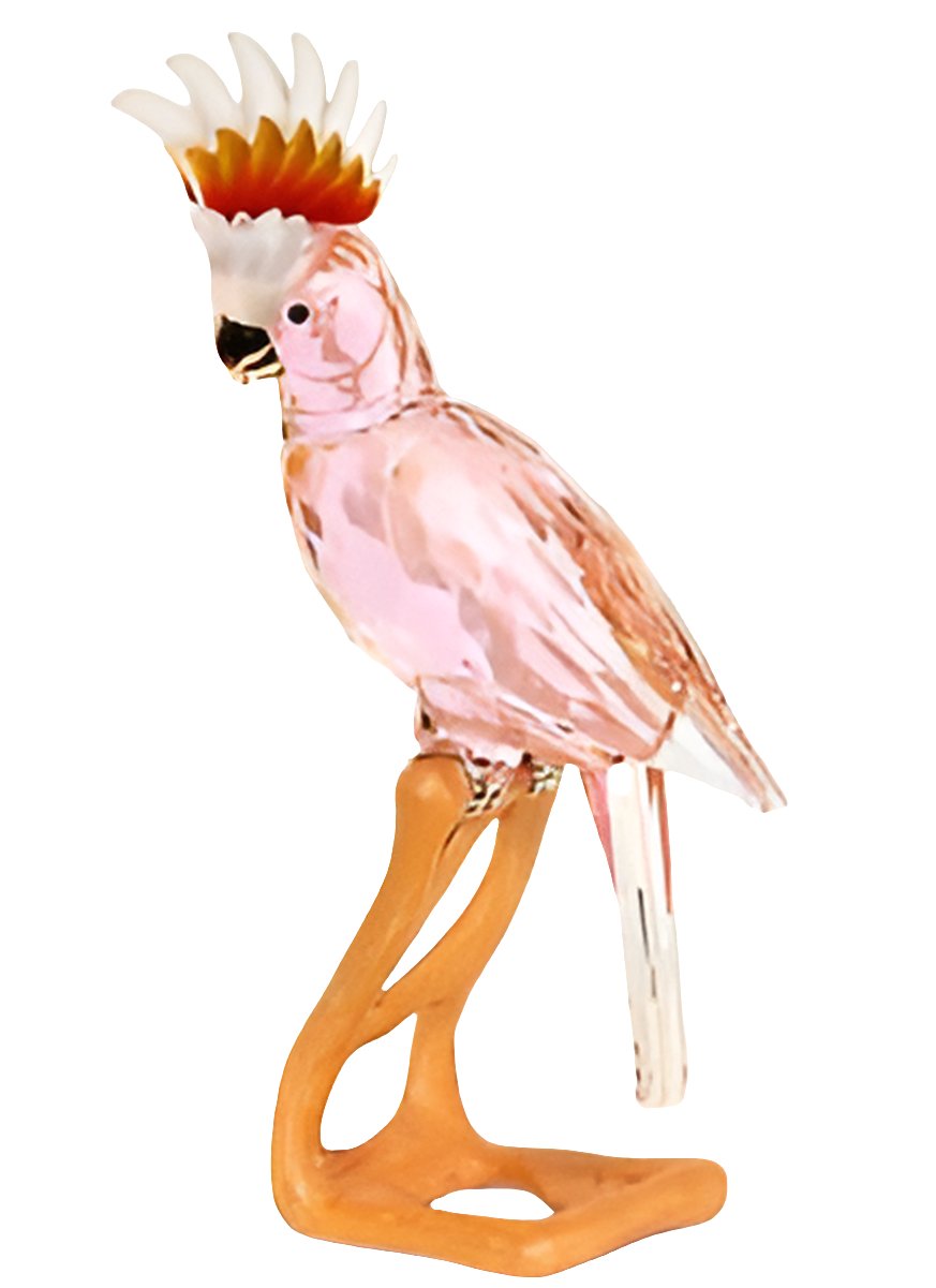 SWAROVSKI CRYSTAL PARADISE BIRDS - COCKATOO RED