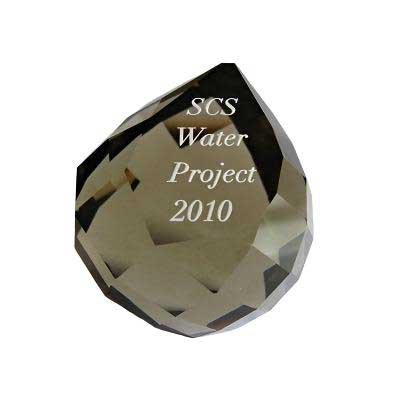 Swarovski Crystal SCS Water Project Paperweight