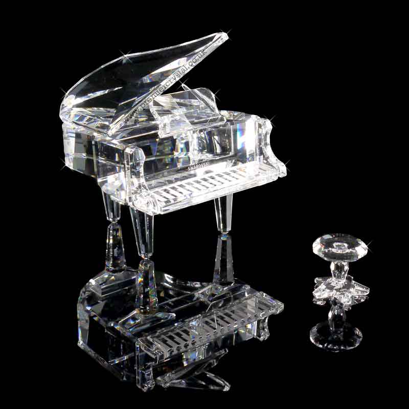 SWAROVSKI Grand PIANO WITH STOOL