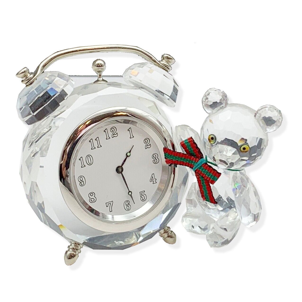 SWAROVSKI Crystal Kris Bear Table Clock