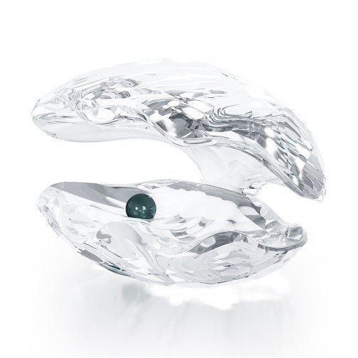 Swarovski Crystal Pearl Oyster with Black Pearl