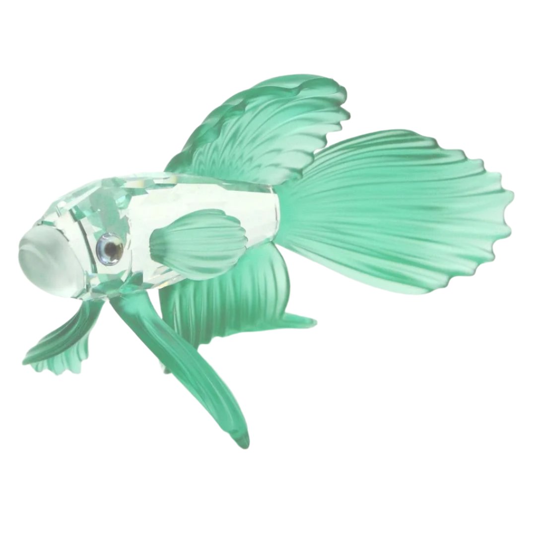 SWAROVSKI Crystal SIAMESE FIGHTING FISH - GREEN