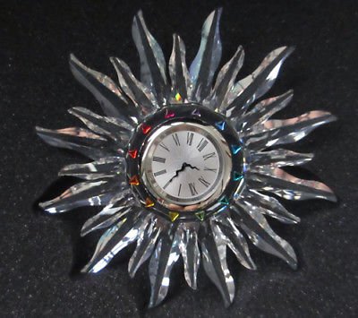 SWAROVSKI Crystal Solaris Table Clock