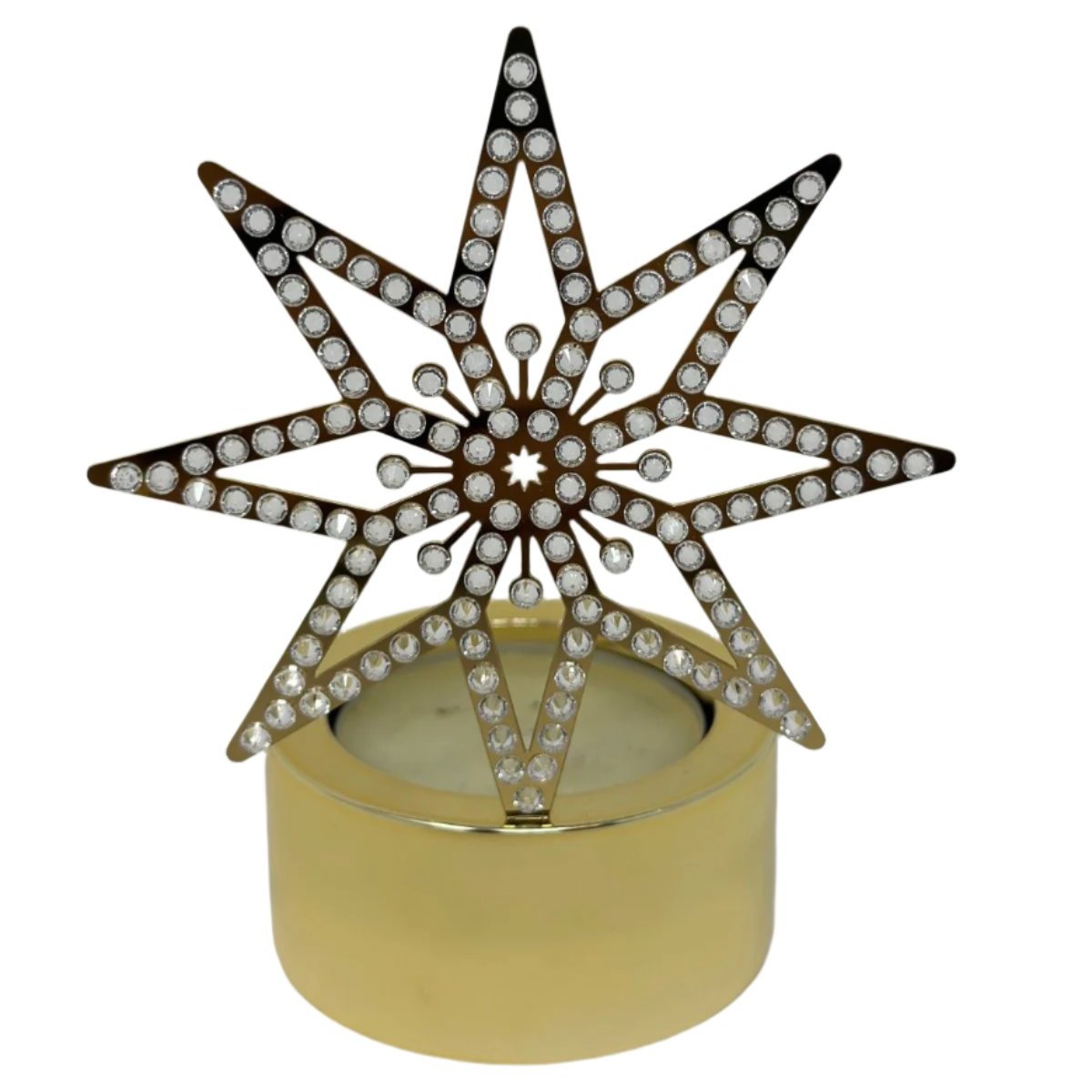 SWAROVSKI TEA LIGHT – STAR GOLD