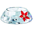Swarovski Crystal Tealight Poinsettia