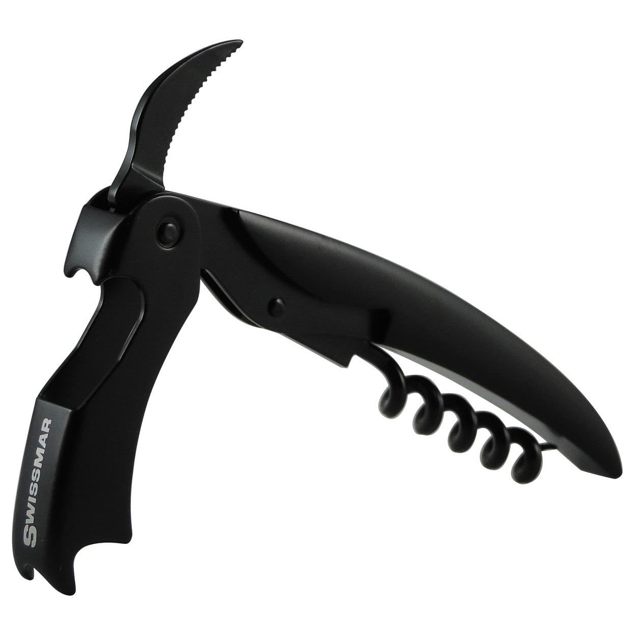 Swissmar 1 Step Waiters Corkscrew - Black Stainless