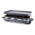Swissmar Anthracite Raclette Party Grill with Reversible Cast Aluminum Non-Stick Top
