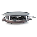 Swissmar Matterhorn Raclette Party Grill with Granite Stone Top and Wood Base