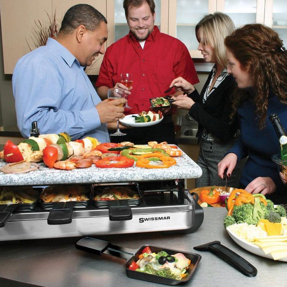 Swissmar Stelvio Raclette Party Grill - 8 Piece Set