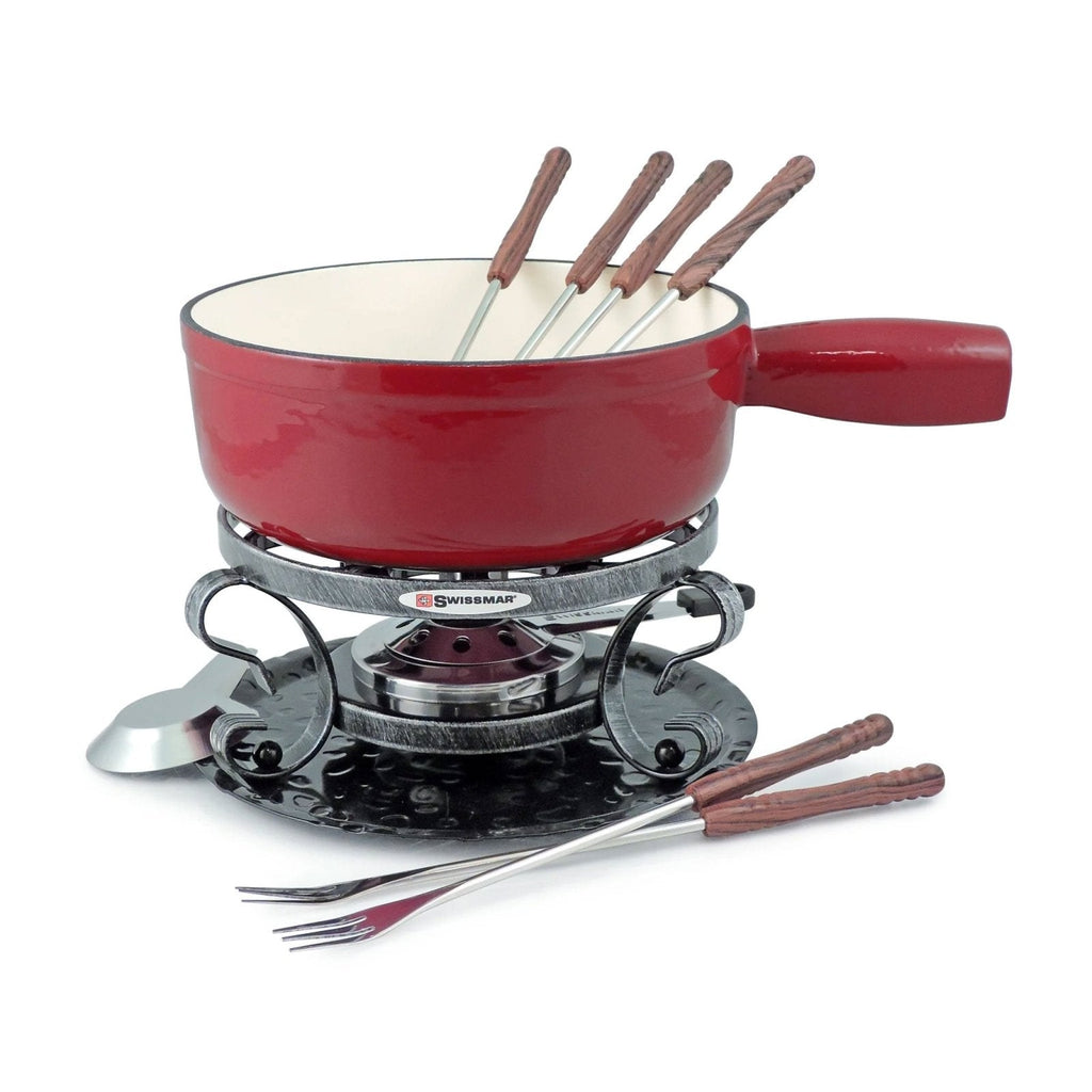 Swissmar Lugano Cast Iron Fondue Set