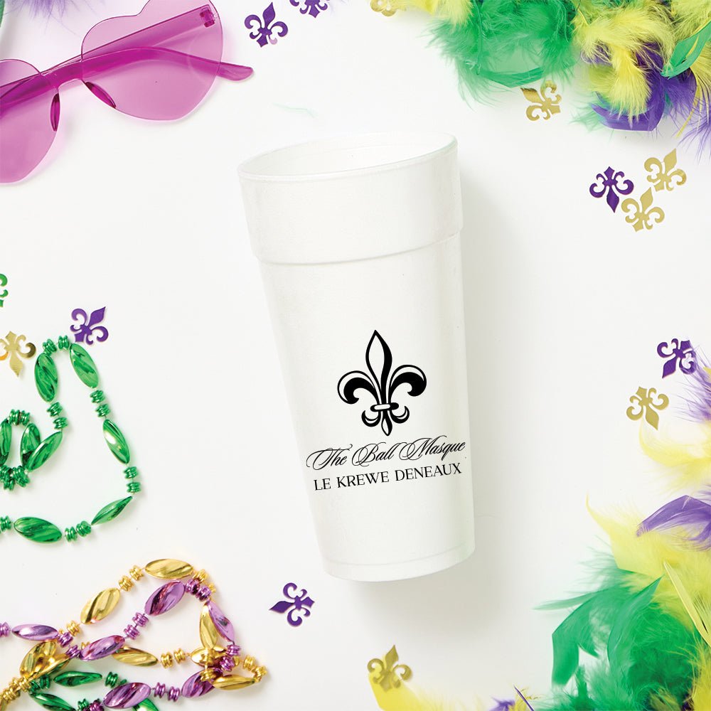 The Ball Masque Custom Foam Cups