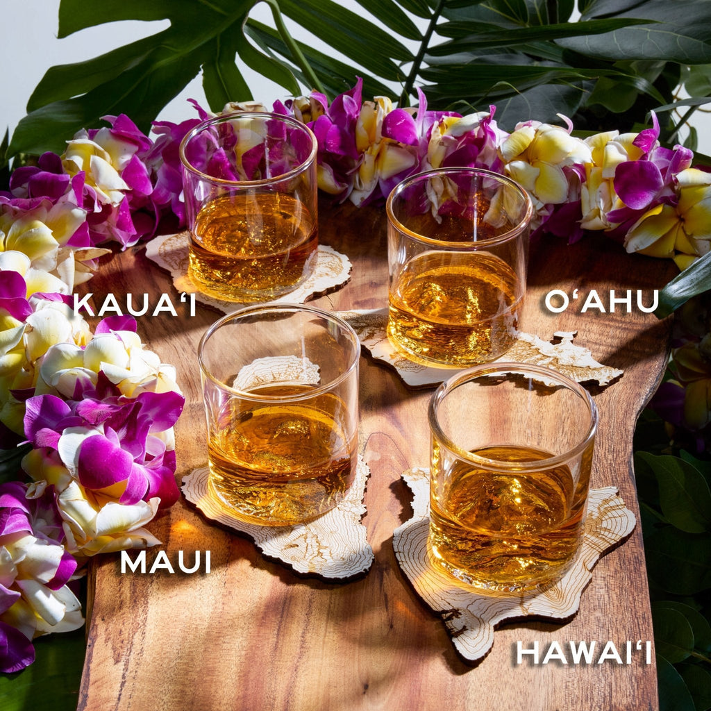 The Hawaiian Islands Coaster Set